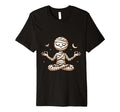 Meditation Mummy Yoga Pose Relaxing T-Shirt - Trendy Graphic Men Women - T-Shirt, Sweatshirt, Hoodie