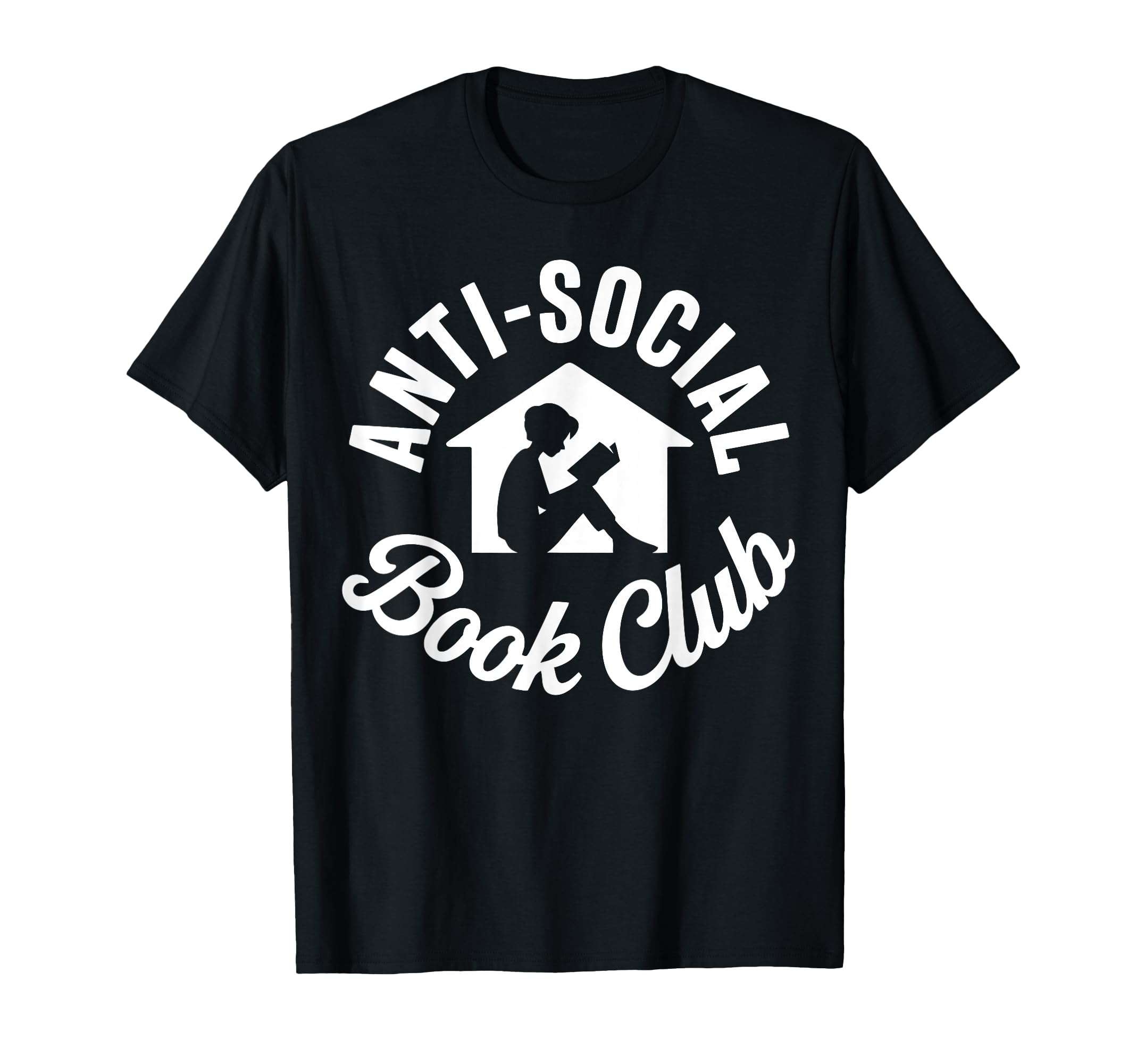 Anti Social Book Club Booktrovert T-Shirt - Streetwear Style for Adults - T-Shirt, Sweatshirt, Hoodie