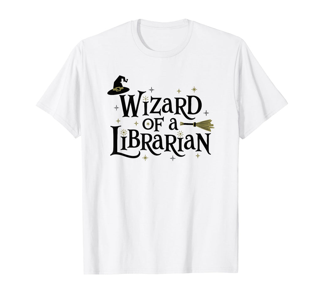 Wizard Librarian Book Lover T-Shirt - Fun Novelty Design Unisex - T-Shirt, Sweatshirt, Hoodie