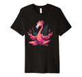 Meditation Flamingo Yoga Pose Relaxing T-Shirt - Novelty Apparel Unisex - T-Shirt, Sweatshirt, Hoodie