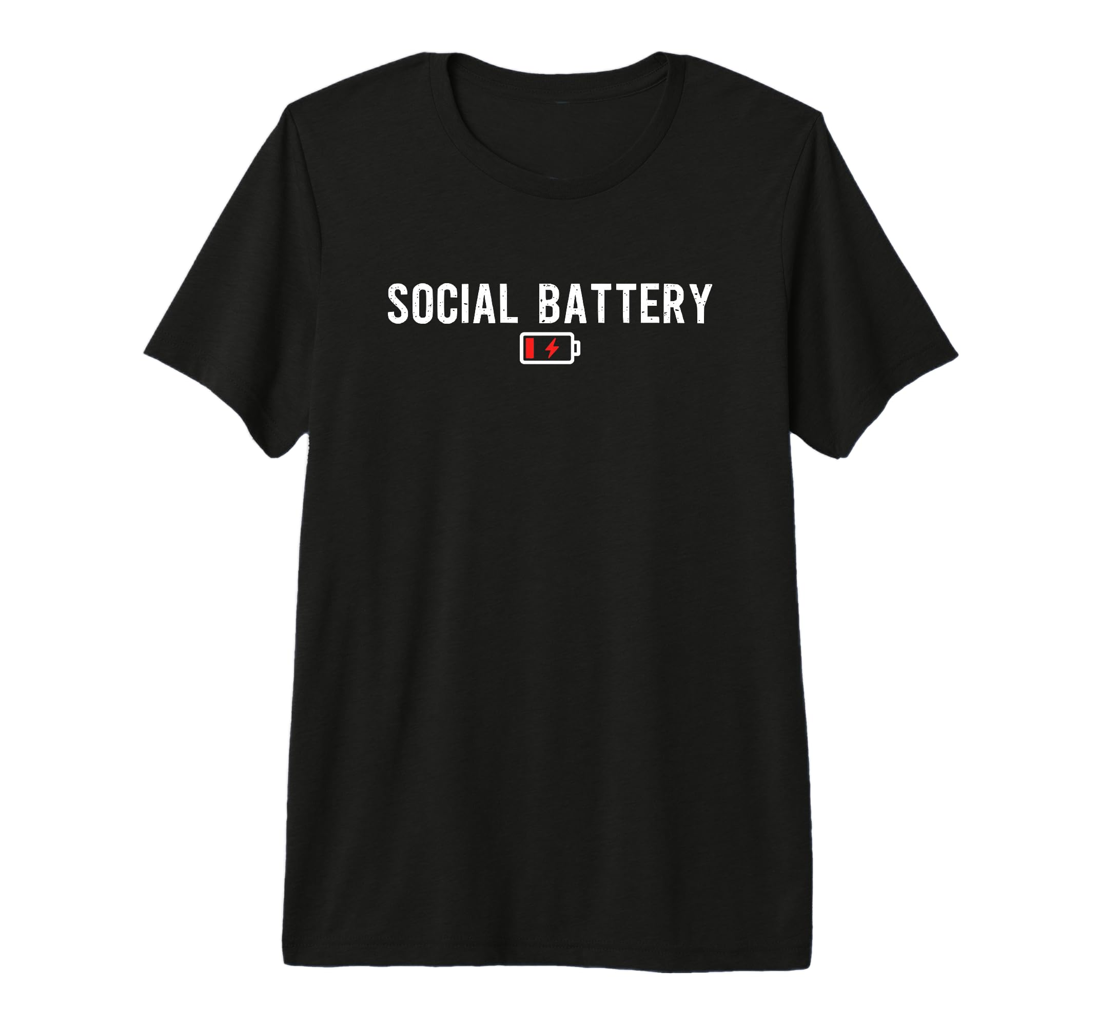 Low Social Battery Socialize Funny Tri T-Shirt - Streetwear Style Unisex - T-Shirt, Sweatshirt, Hoodie