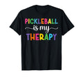 Pickleball Is My Therapy Funny T-Shirt - Custom Art Print Men Women - T-Shirt, Sweatshirt, Hoodie