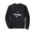 Minimalist Flying Bird Book Pages Sweatshirt - Unique Graphic Men Women - T-Shirt, Sweatshirt, Hoodie