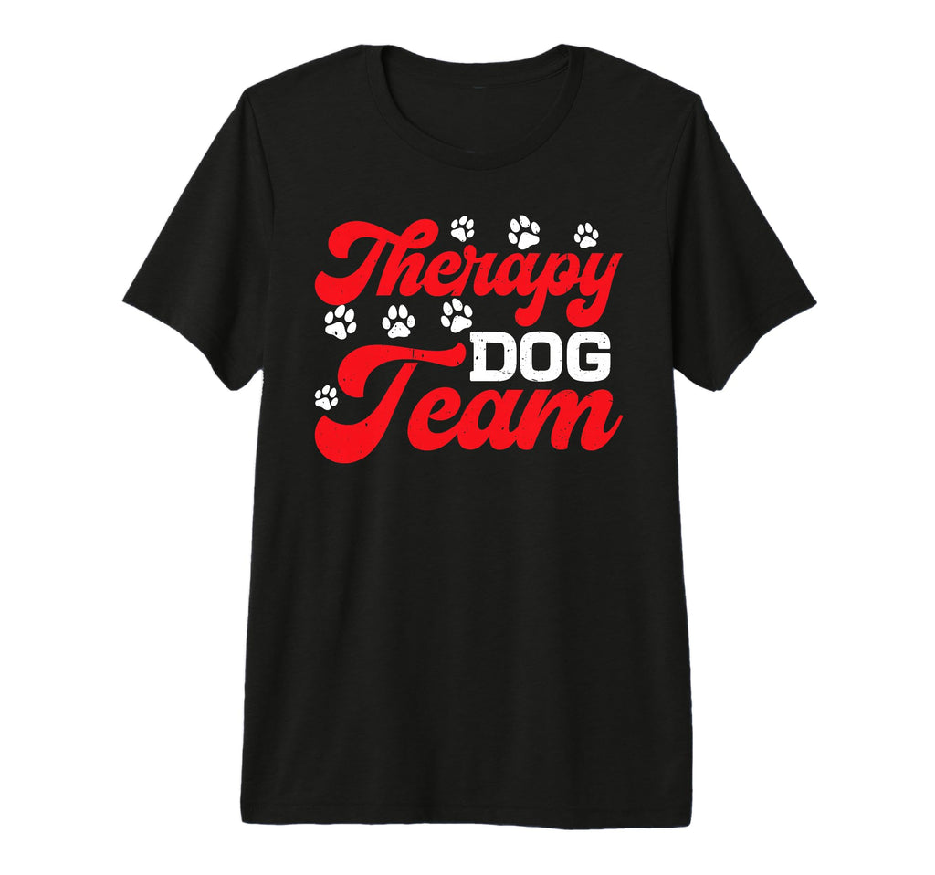 Therapy Dog Team Animal Support T-Shirt - Casual Everyday Wear for Adults - T-Shirt, Sweatshirt, Hoodie