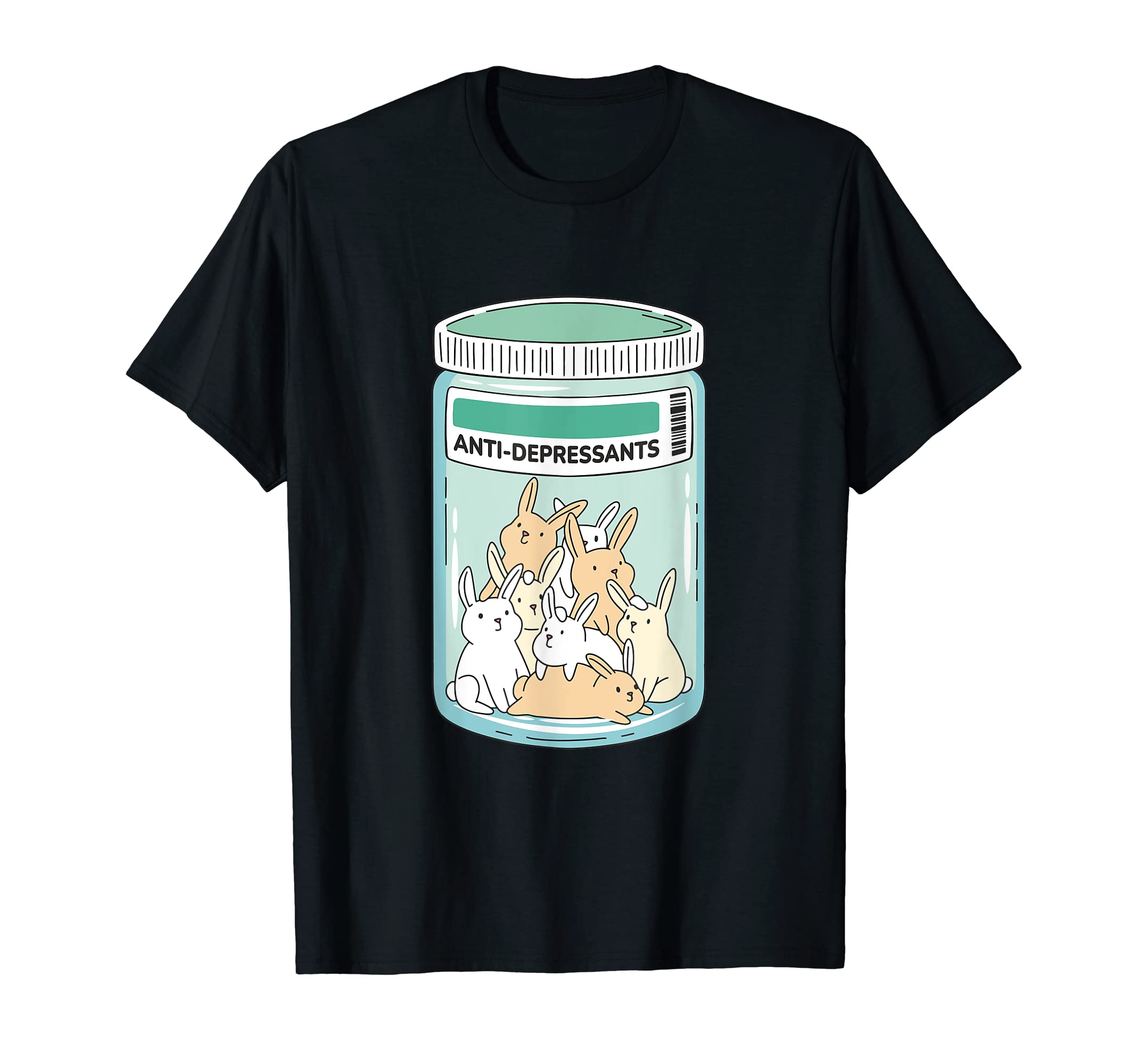 Anti Depressants Bunnies Awareness T-Shirt - Streetwear Style Unisex - T-Shirt, Sweatshirt, Hoodie