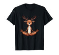 Meditation Deer Yoga Pose Relaxing T-Shirt - Novelty Apparel for Adults - T-Shirt, Sweatshirt, Hoodie