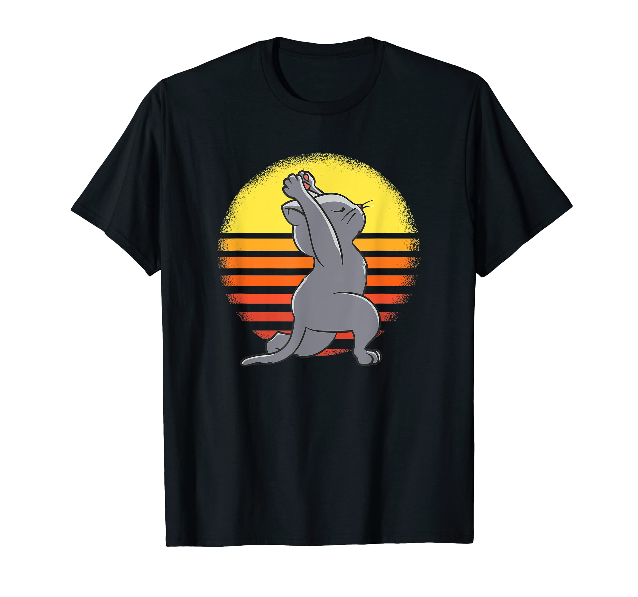 Yoga Cat Meditation Sport Mindfulness T-Shirt - Trendy Graphic Unisex - T-Shirt, Sweatshirt, Hoodie