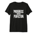 Abstract Glitch Typography Progress Over T-Shirt - Unique Graphic Unisex - T-Shirt, Sweatshirt, Hoodie