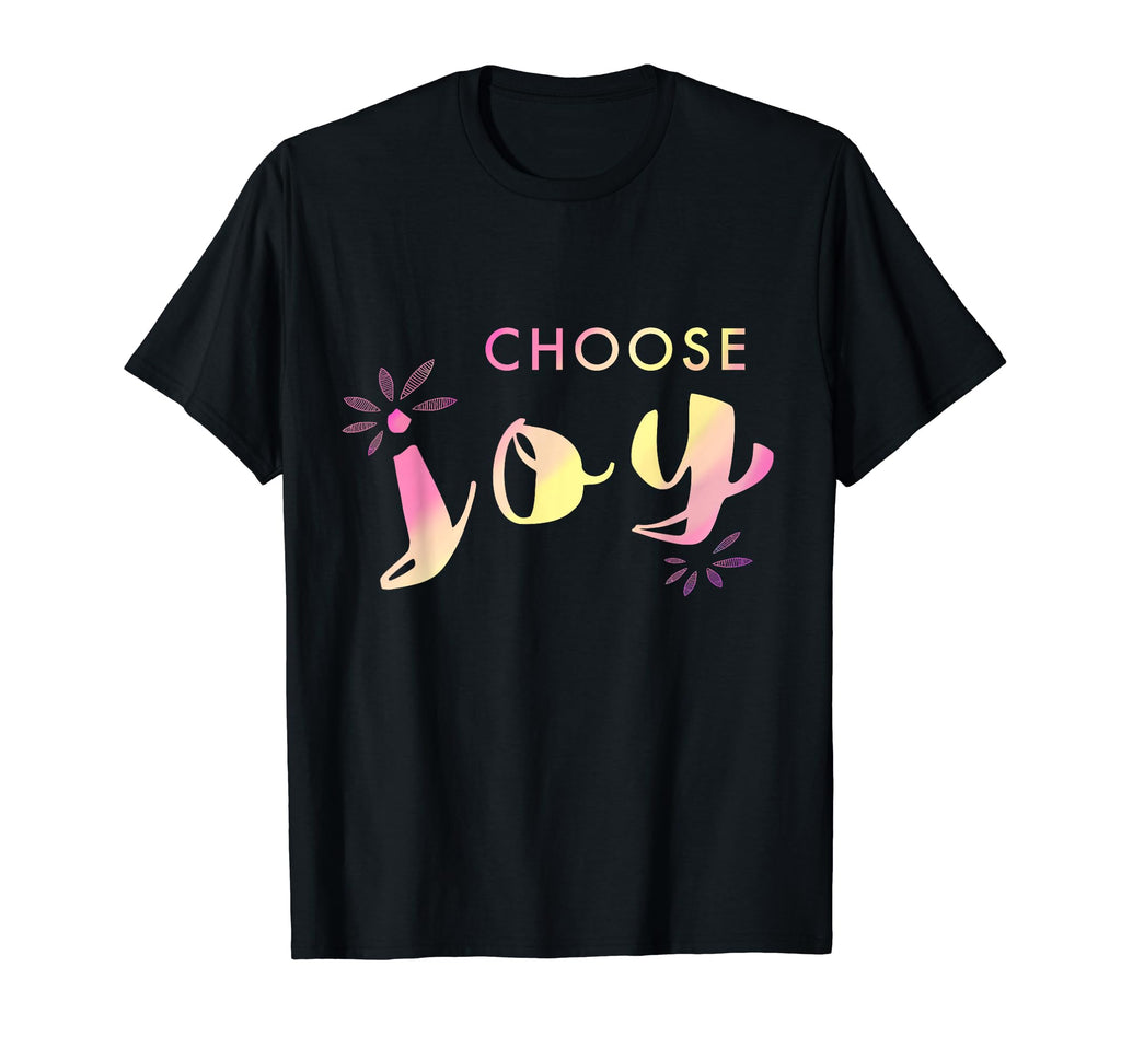 Choose Joy Watercolor Lettering T-Shirt - Aesthetic Graphic for Adults - T-Shirt, Sweatshirt, Hoodie