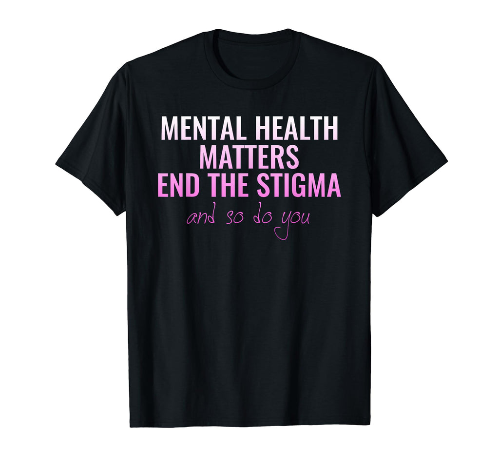 Green Ribbon End Stigma Mental Health T-Shirt - Graphic Print for Adults - T-Shirt, Sweatshirt, Hoodie