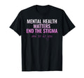 Green Ribbon End Stigma Mental Health T-Shirt - Graphic Print for Adults - T-Shirt, Sweatshirt, Hoodie
