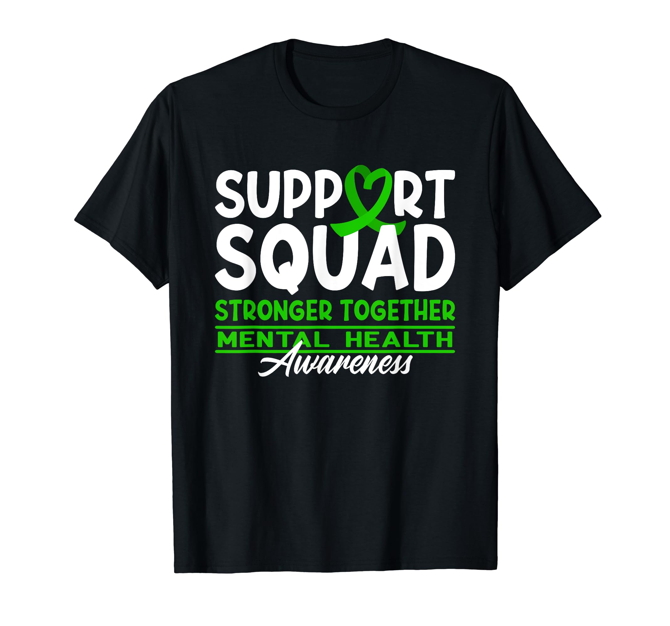 Support Awareness Squad I Depression T-Shirt - Graphic Print Men Women - T-Shirt, Sweatshirt, Hoodie