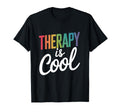 Therapy Is Motivational Mental Health T-Shirt - Streetwear Style for Adults - T-Shirt, Sweatshirt, Hoodie