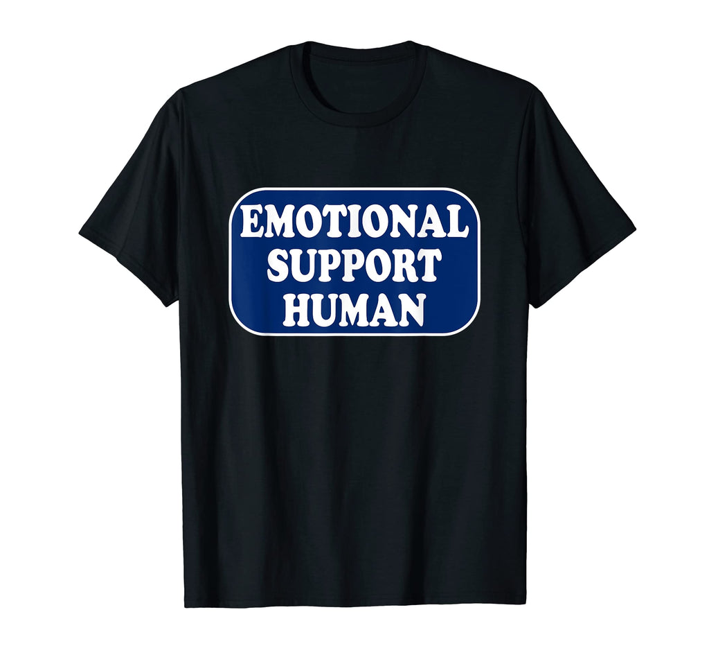 Emotional Support Human Logo T-Shirt - Aesthetic Graphic for Adults - T-Shirt, Sweatshirt, Hoodie