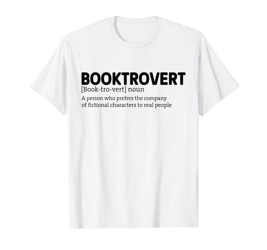 Funny Booktrovert Definition Reading T-Shirt - Graphic Print for Adults - T-Shirt, Sweatshirt, Hoodie