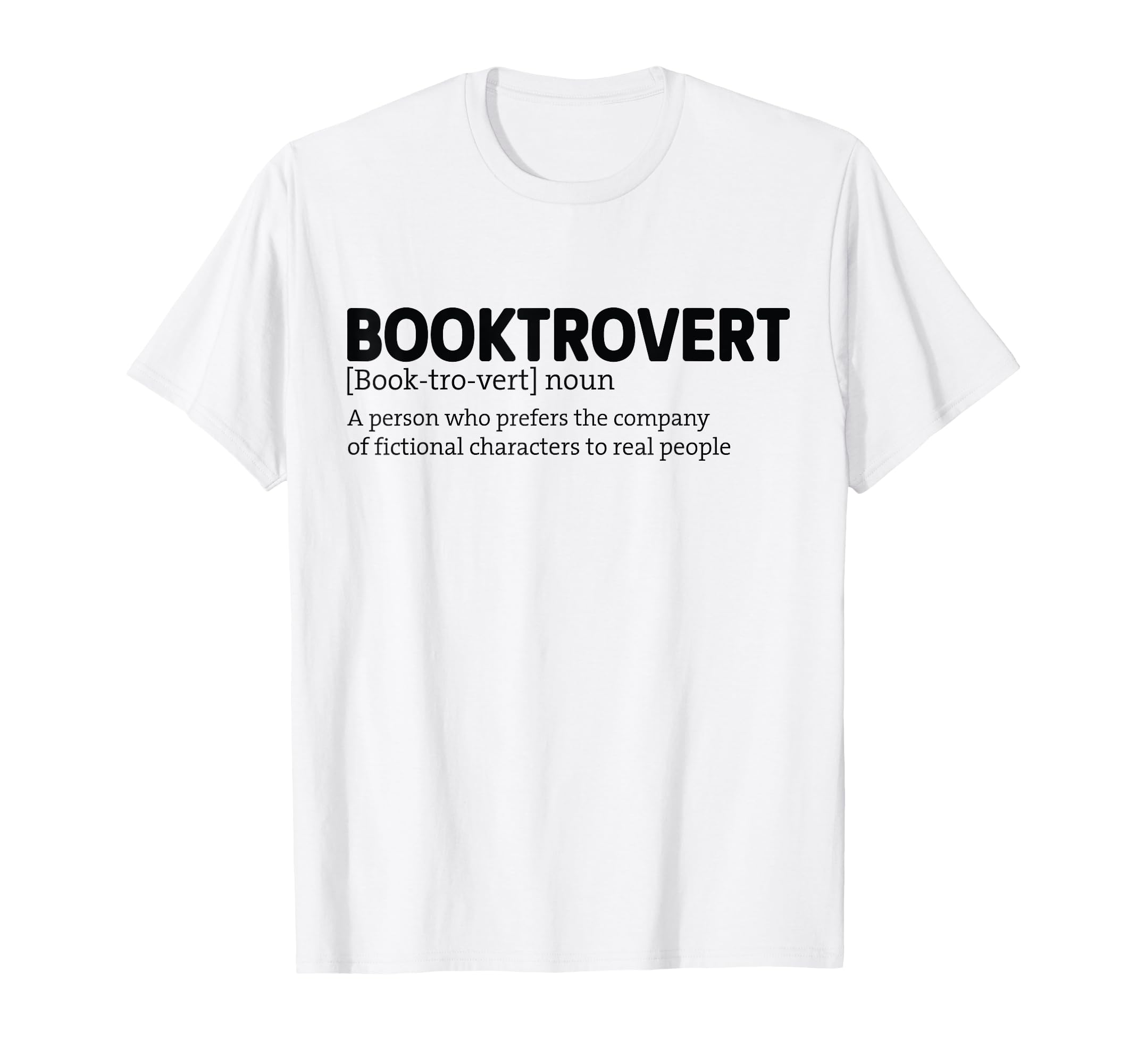 Funny Booktrovert Definition Reading T-Shirt - Graphic Print for Adults - T-Shirt, Sweatshirt, Hoodie