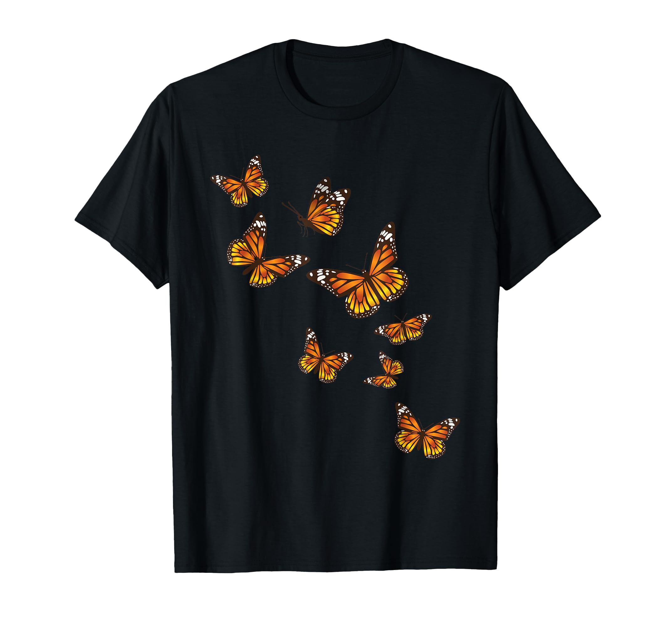 Flying Butterflies Butterfly Lover T-Shirt - Trendy Graphic Unisex - T-Shirt, Sweatshirt, Hoodie
