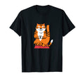 Meditating Statue Tiger Relaxation T-Shirt - Custom Art Print Unisex - T-Shirt, Sweatshirt, Hoodie