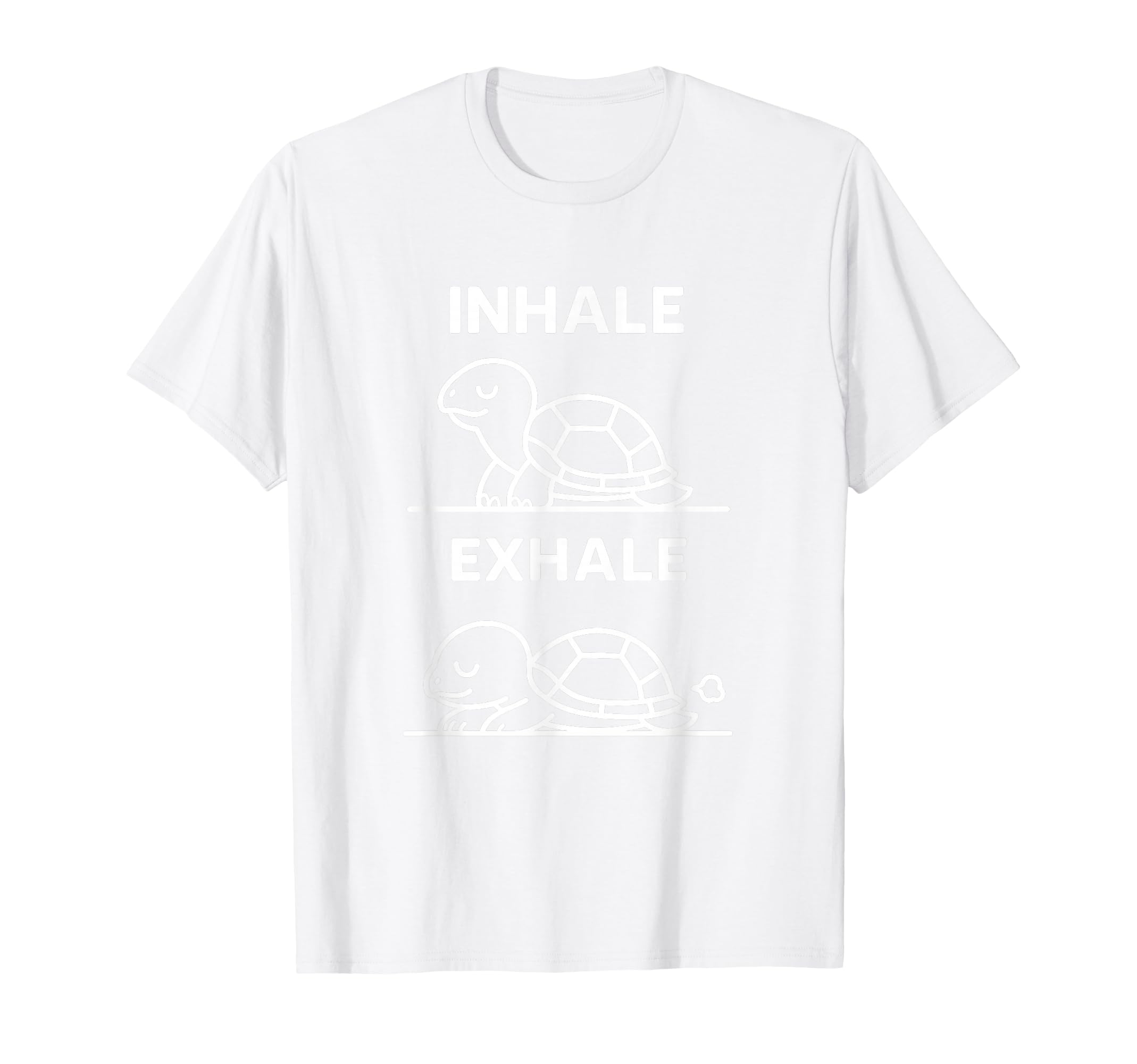 Funny Yoga Inhale Exhale Pooping Animal T-Shirt - Graphic Print Unisex - T-Shirt, Sweatshirt, Hoodie