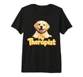 Labrador Retriever My Therapist Tri T-Shirt - Minimalist Print Men Women - T-Shirt, Sweatshirt, Hoodie