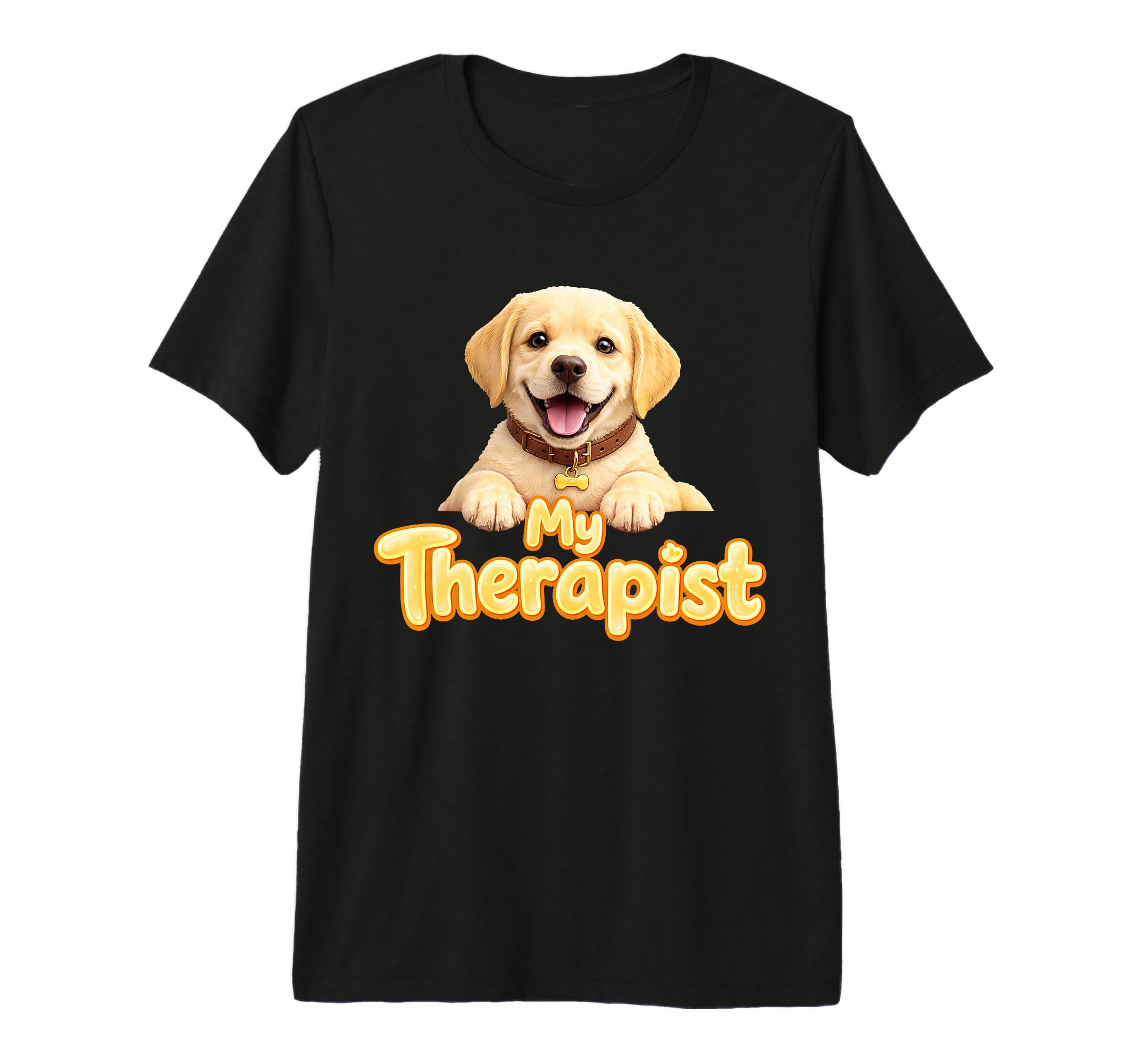 Labrador Retriever My Therapist Tri T-Shirt - Minimalist Print Men Women - T-Shirt, Sweatshirt, Hoodie