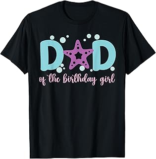 Dad of The Birthday Girl One-der The Sea Dada Under Sea T-Shirt Unisex T-shirt, Sweatshirt, Hoodie, Long Sleeve Tee - T-Shirt, Sweatshirt, Hoodie