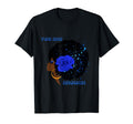 Afro Black Blue You Are Enough T-Shirt - Casual Everyday Wear Unisex - T-Shirt, Sweatshirt, Hoodie