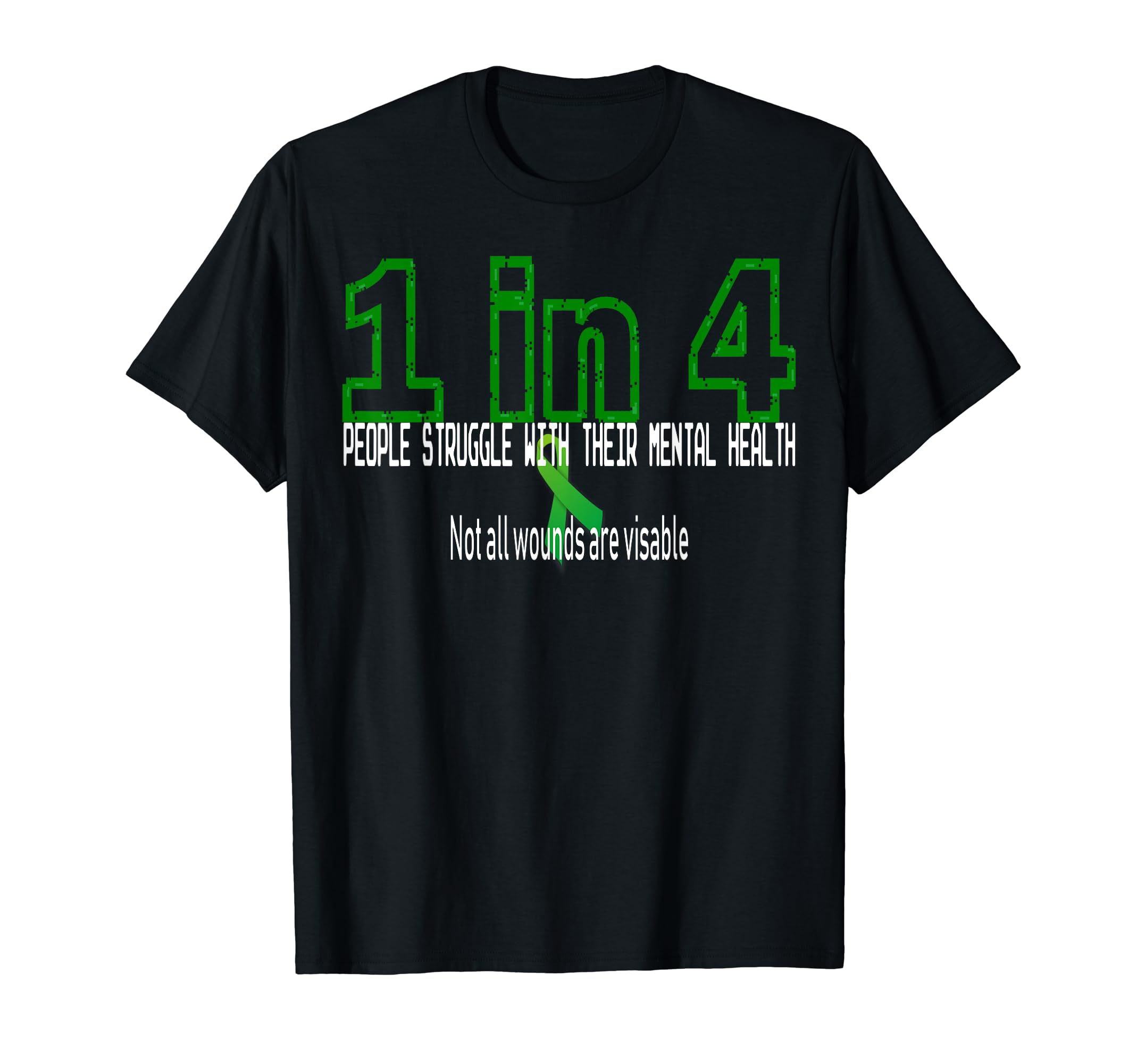 Mental Health Awareness T-Shirt - Graphic Print for Adults - T-Shirt, Sweatshirt, Hoodie