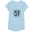 51 Living Plot Twist Birthday Gift Blue T-Shirt - Unique Graphic Men Women - T-Shirt, Sweatshirt, Hoodie