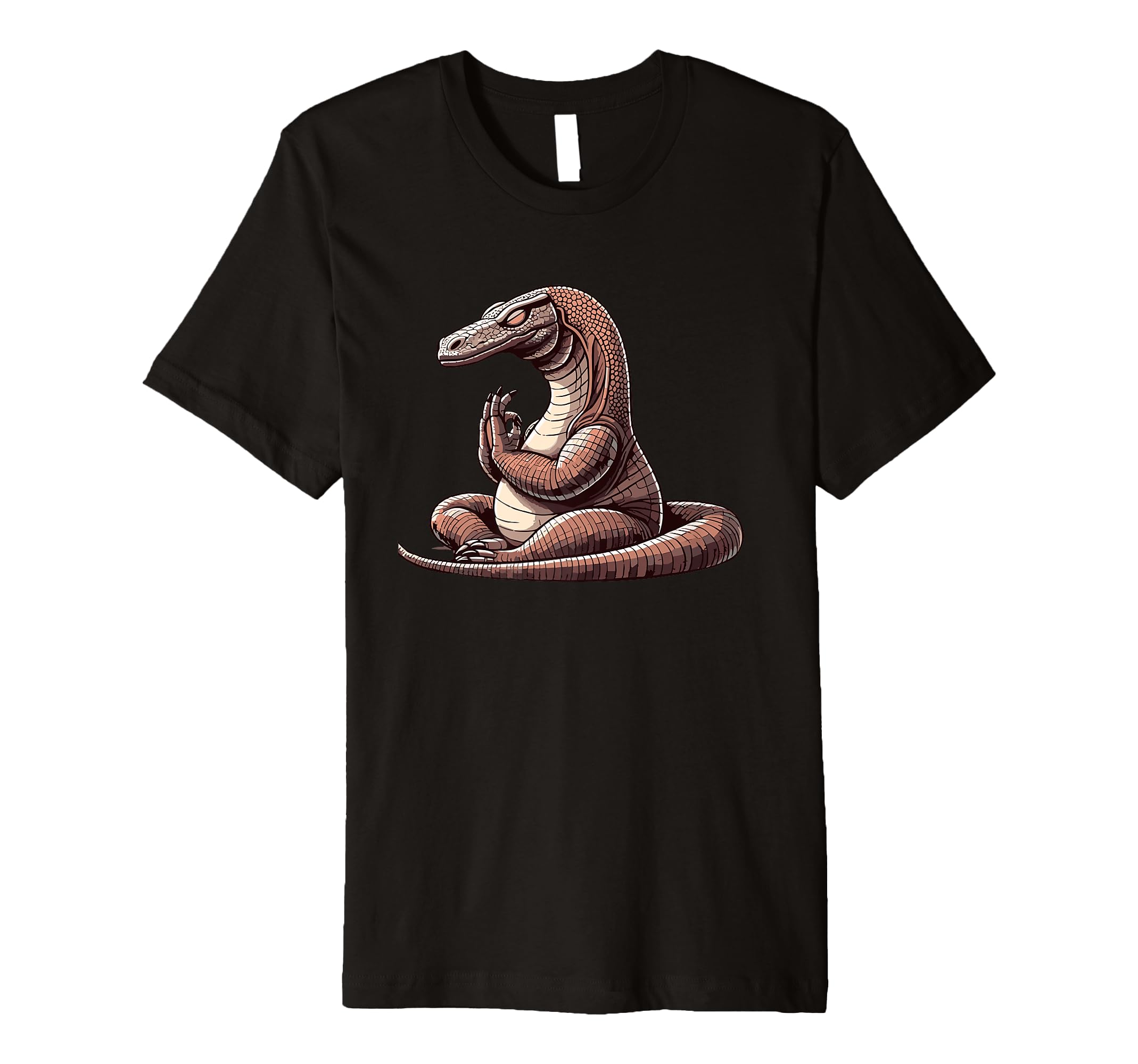 Meditation Komodo Dragon Yoga Pose T-Shirt - Novelty Apparel Unisex - T-Shirt, Sweatshirt, Hoodie