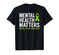 Ribbon Mental Health Matters Womens T-Shirt - Aesthetic Graphic for Adults - T-Shirt, Sweatshirt, Hoodie
