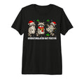 Funny Raccoon Overstimulated But Festive T-Shirt - Custom Art Print Unisex - T-Shirt, Sweatshirt, Hoodie
