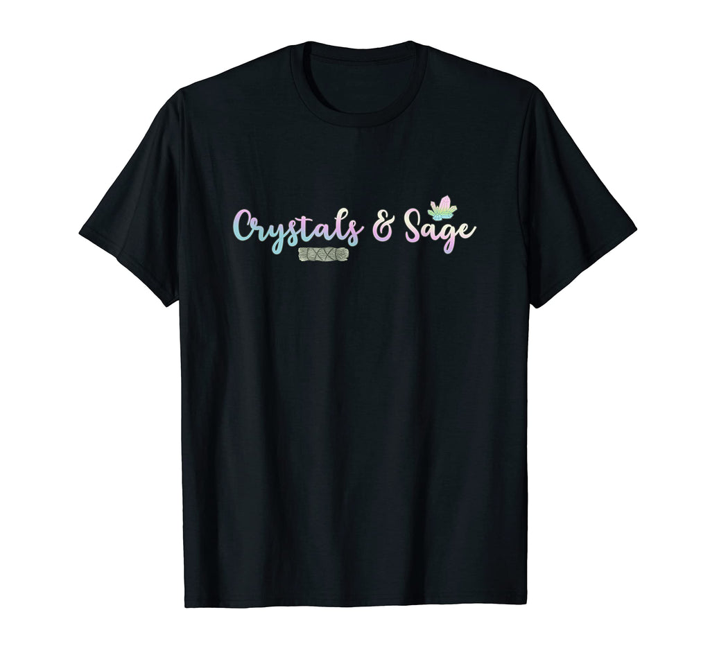 Crystals Sage Spiritual Cleansing T-Shirt - Graphic Print for Adults - T-Shirt, Sweatshirt, Hoodie