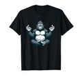 Meditation Gorilla Yoga Pose Relaxing T-Shirt - Novelty Apparel Men Women - T-Shirt, Sweatshirt, Hoodie