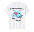 Forgetful Ice Brain Meme Cartoon T-Shirt - Aesthetic Graphic Men Women - T-Shirt, Sweatshirt, Hoodie
