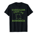 Capitalism Stole My Serotonin Frog T-Shirt - Unique Graphic Unisex - T-Shirt, Sweatshirt, Hoodie