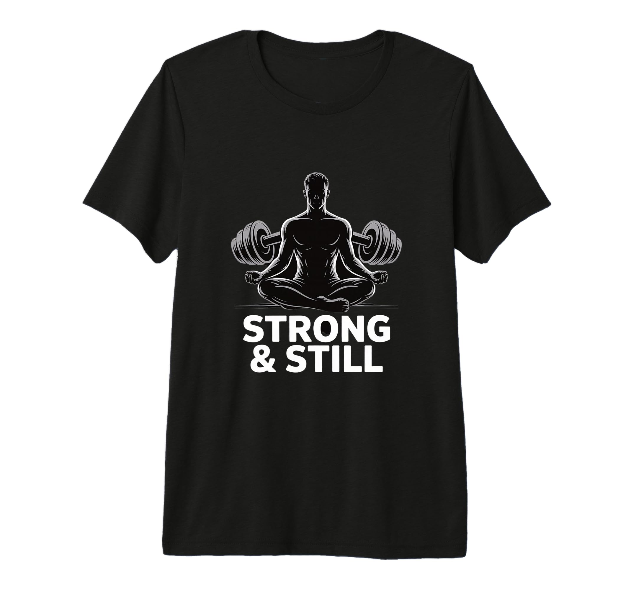Strong And Still Meditation Strength T-Shirt - Aesthetic Graphic Men Women - T-Shirt, Sweatshirt, Hoodie