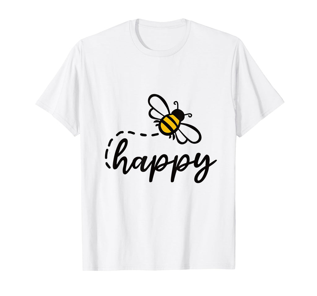 Be Happy Be Kind Bee Happy T-Shirt - Streetwear Style for Adults - T-Shirt, Sweatshirt, Hoodie