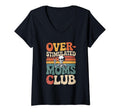Overstimulated Moms Club Groovy Hoodie - Graphic Print Men Women - T-Shirt, Sweatshirt, Hoodie