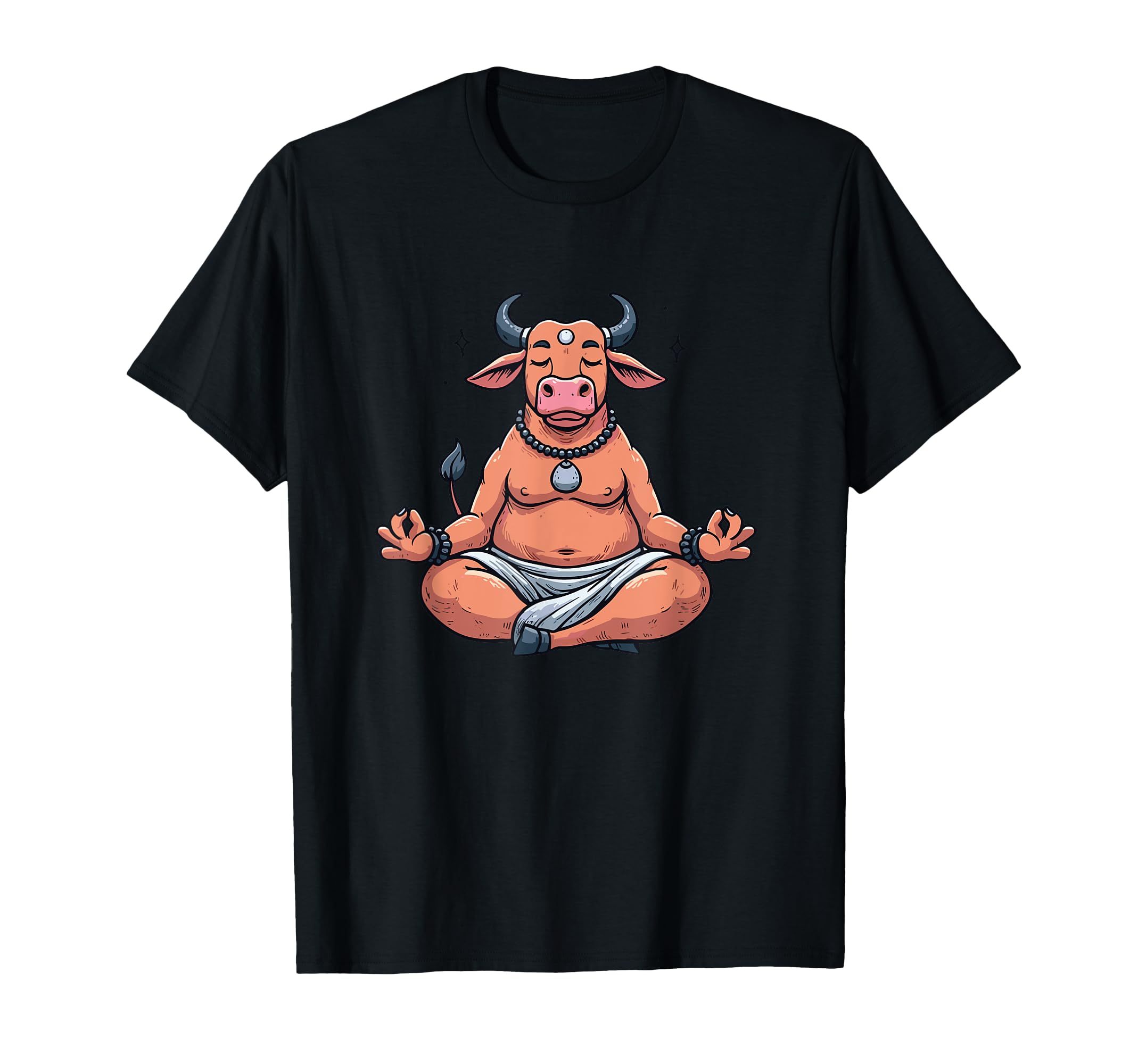 Meditation Bull Yoga Pose T-Shirt - Casual Everyday Wear for Adults - T-Shirt, Sweatshirt, Hoodie