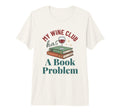 Book Club Wine Readers Tri Blend T-Shirt - Custom Art Print Unisex - T-Shirt, Sweatshirt, Hoodie