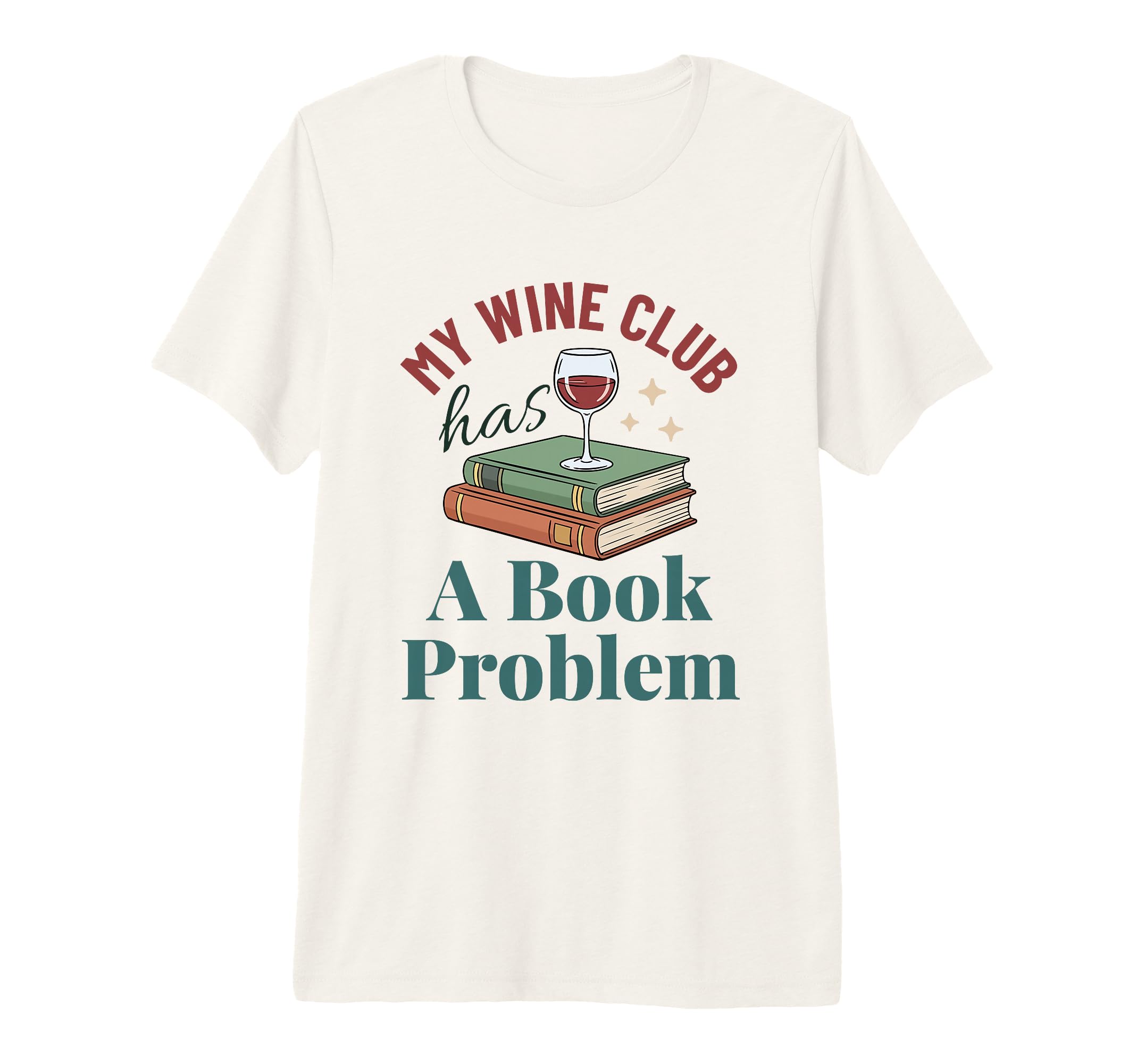 Book Club Wine Readers Tri Blend T-Shirt - Custom Art Print Unisex - T-Shirt, Sweatshirt, Hoodie