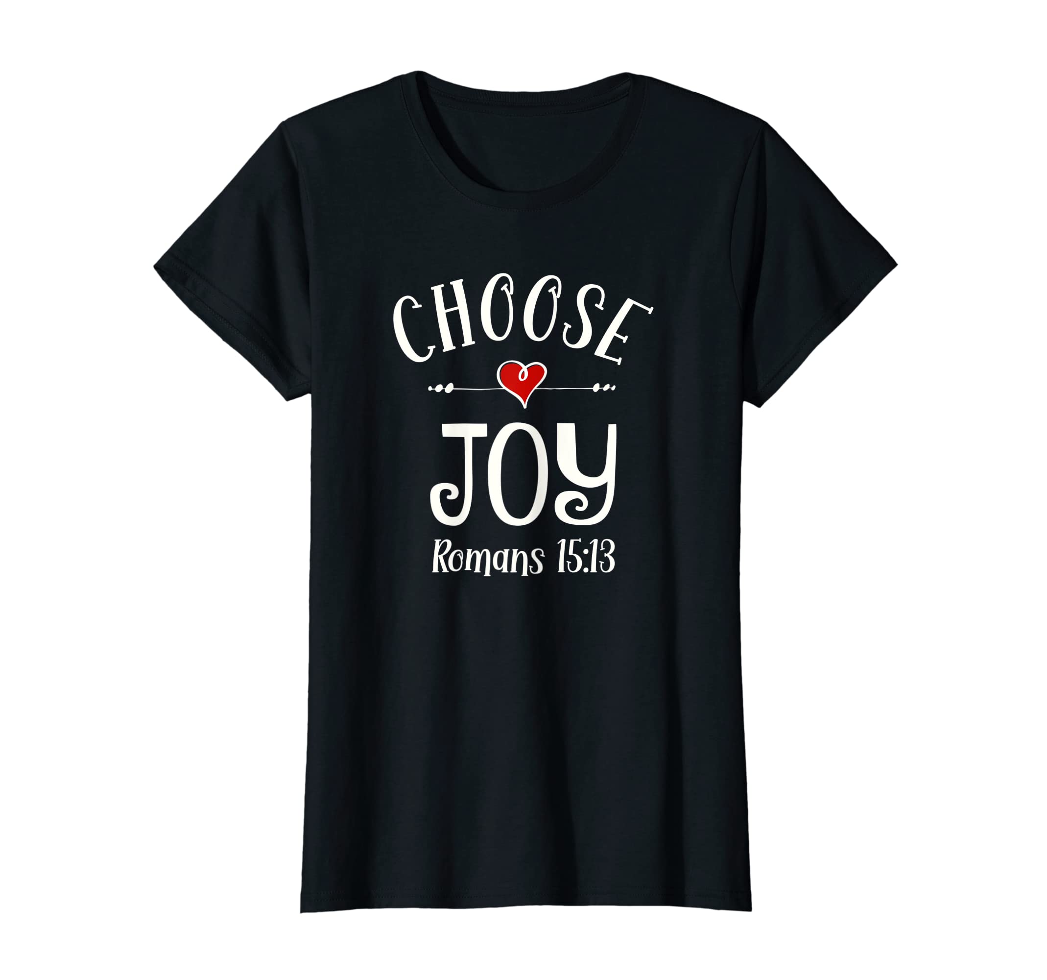 Womens Choose Joy Christian T-Shirt - Minimalist Print for Adults - T-Shirt, Sweatshirt, Hoodie
