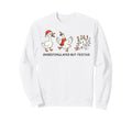 Overstimulated But Festive Funny Sweatshirt - Custom Art Print Men Women - T-Shirt, Sweatshirt, Hoodie