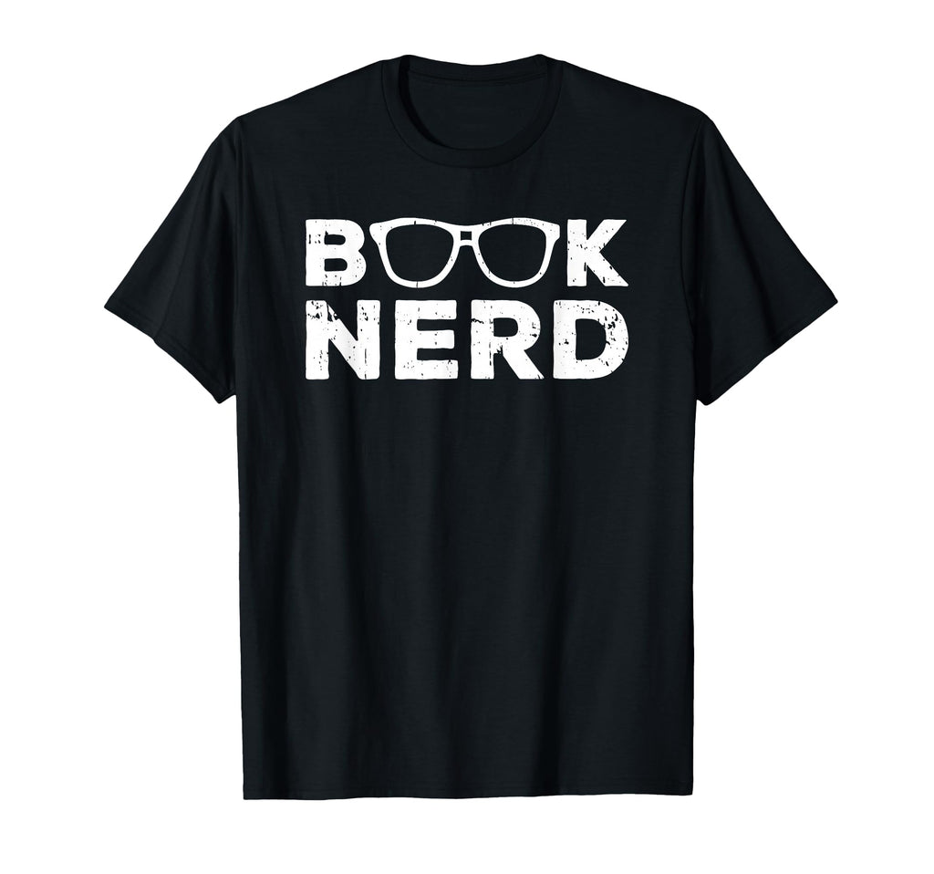 Book Nerd Reading Bookworm Reader T-Shirt - Custom Art Print for Adults - T-Shirt, Sweatshirt, Hoodie