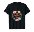 Floral Mom Life Mothers Day Love And T-Shirt - Unique Graphic Unisex - T-Shirt, Sweatshirt, Hoodie