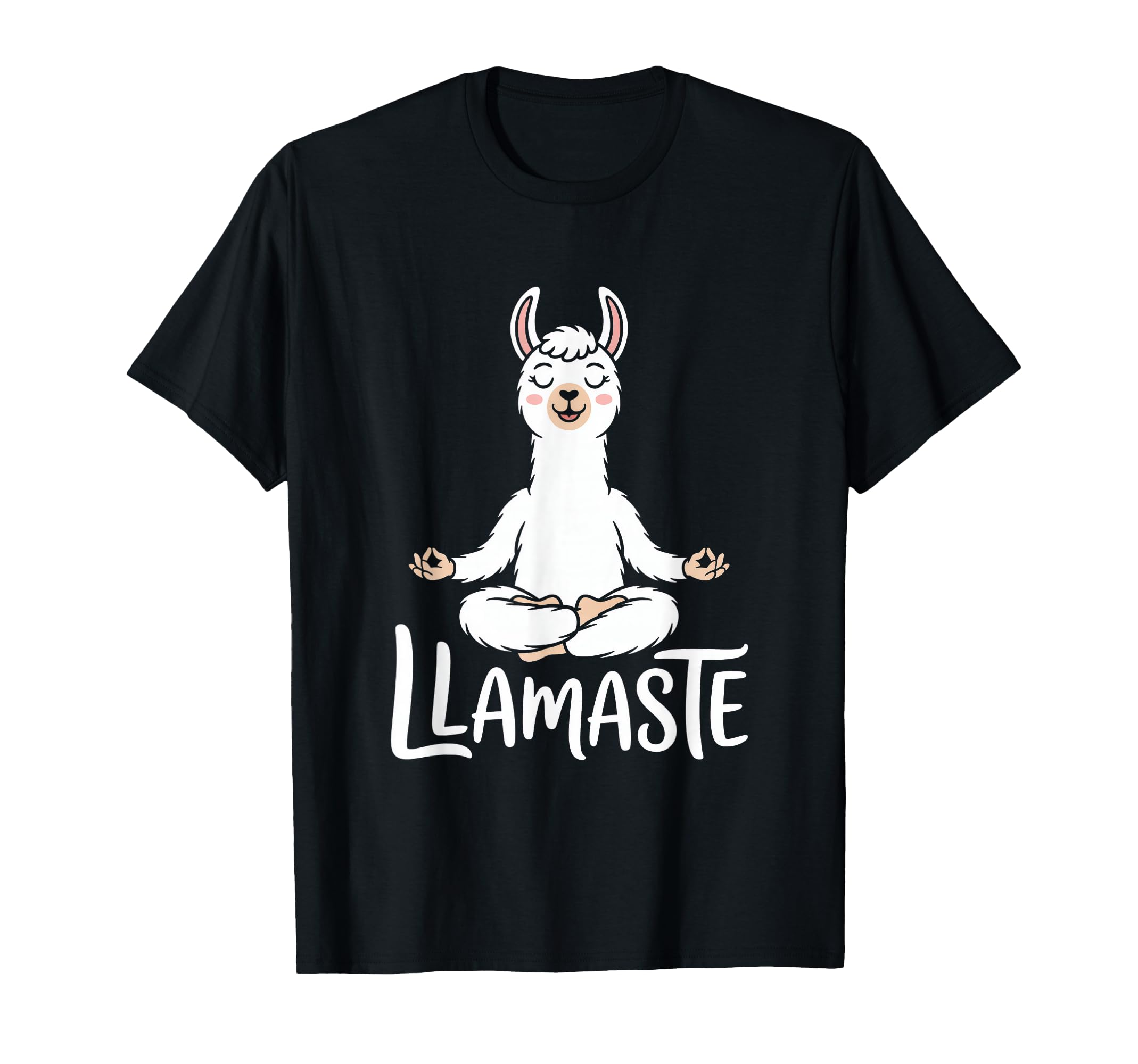 Llamaste Funny Llama Yoga Meditation T-Shirt - Novelty Apparel for Adults - T-Shirt, Sweatshirt, Hoodie
