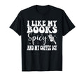 I Like My Books Spicy And My Coffee Icy T-Shirt - Streetwear Style Unisex - T-Shirt, Sweatshirt, Hoodie
