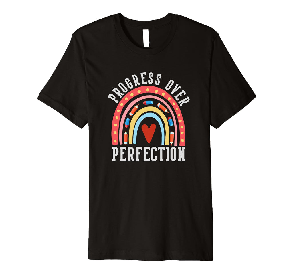 Motivational Progress Over Perfection T-Shirt - Graphic Print for Adults - T-Shirt, Sweatshirt, Hoodie