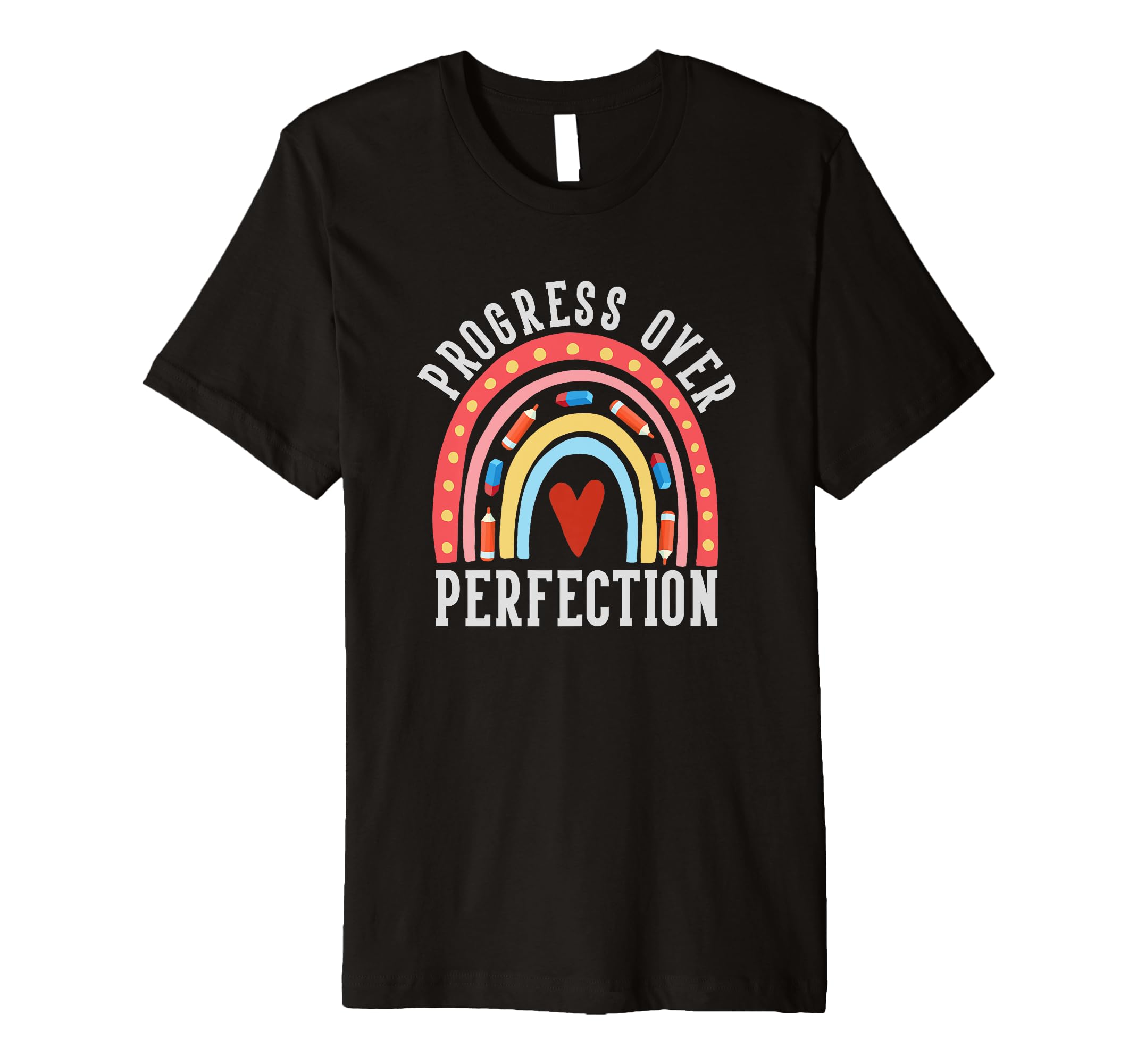 Motivational Progress Over Perfection T-Shirt - Graphic Print for Adults - T-Shirt, Sweatshirt, Hoodie